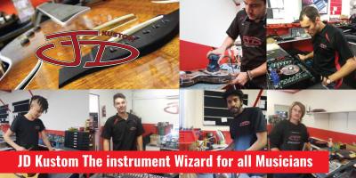 JD Kustom The instrument Wizard for all Musicians Banner JD Kustom The instrument Wizard for all Musicians Banner
